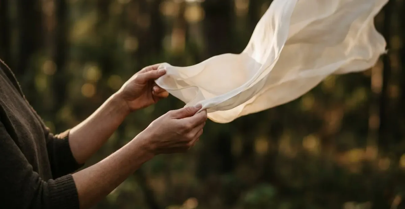 Détail symbolique évoquant la libération psychologique et la reconnexion sensorielle