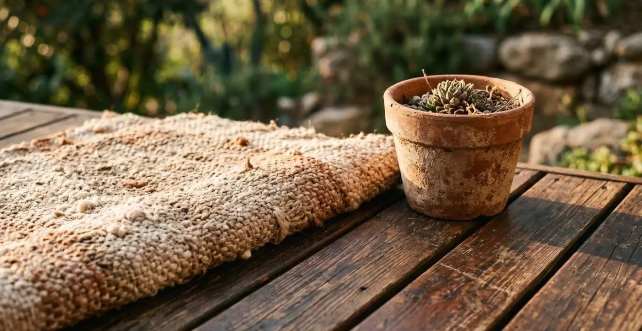 Terrasse privative en bois avec chaise longue et végétation environnante créant une intimité naturelle, évoquant un espace de détente personnel